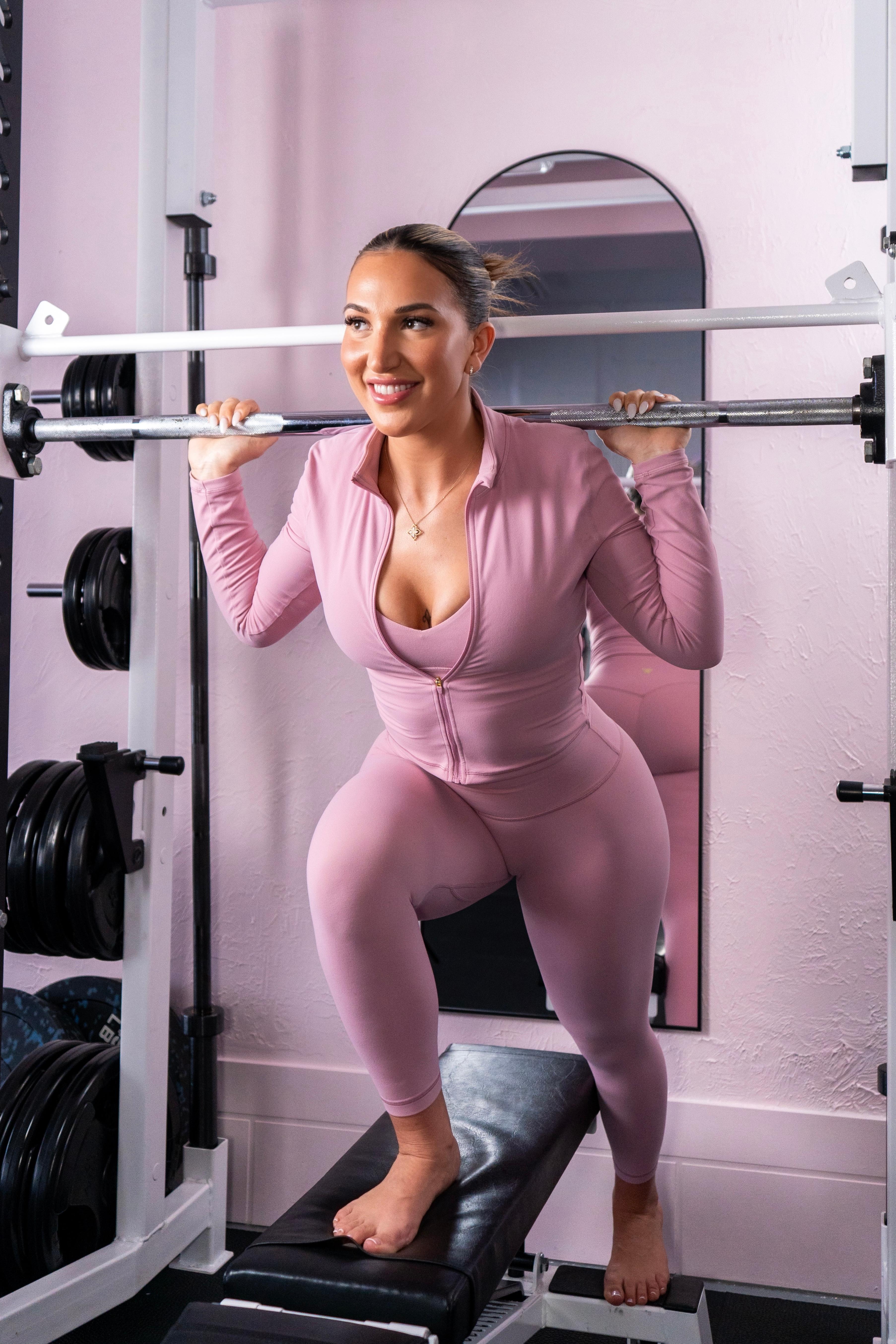 Woman doing tone and sculpt exercise