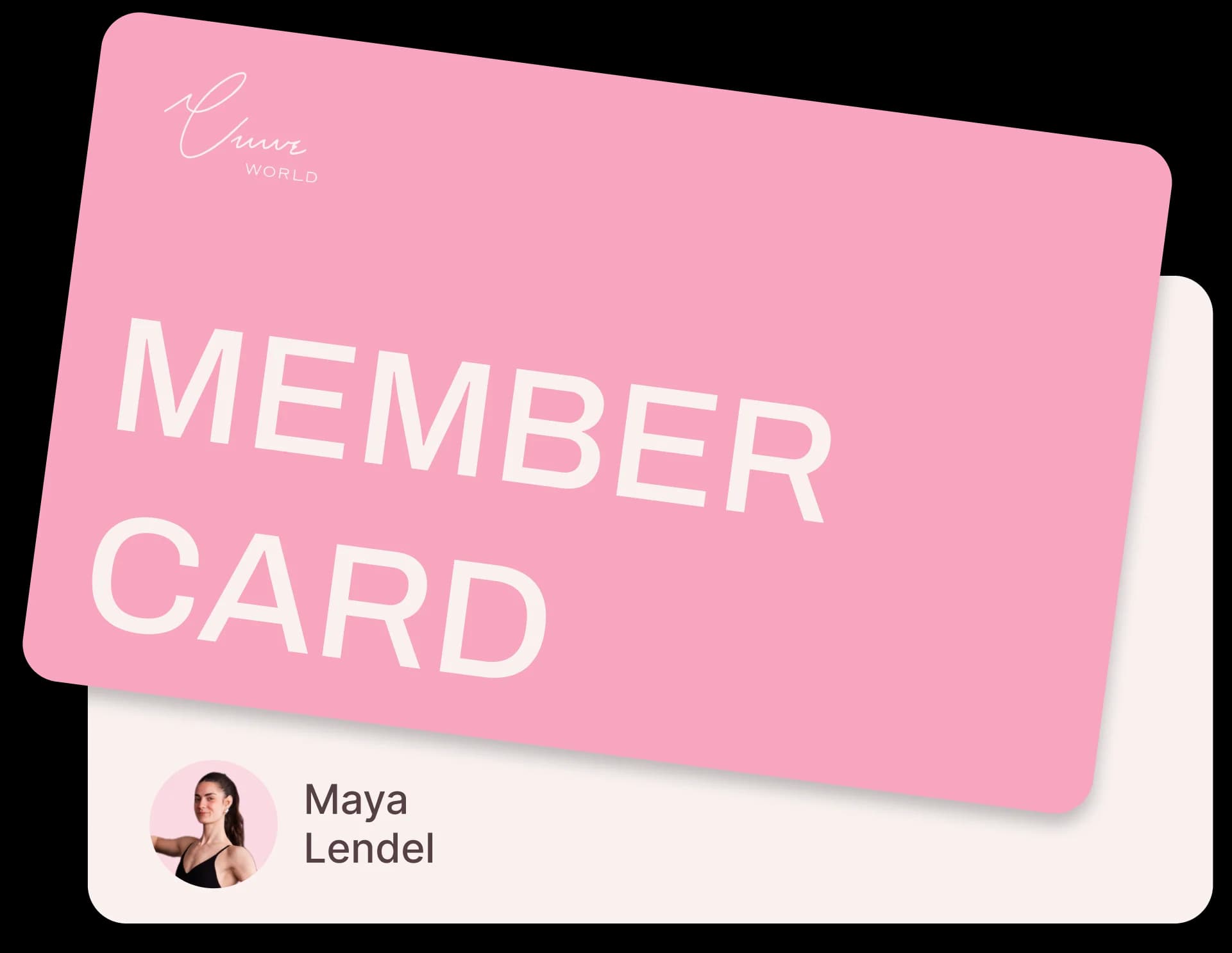 Curve World Membership Card
